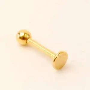 اكسسوار حواجب 1.1cm بيرسنق متوفر 3 لون ذهبي