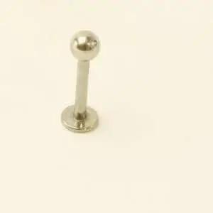 اكسسوار حواجب 1.1cm بيرسنق متوفر 3 لون فضي