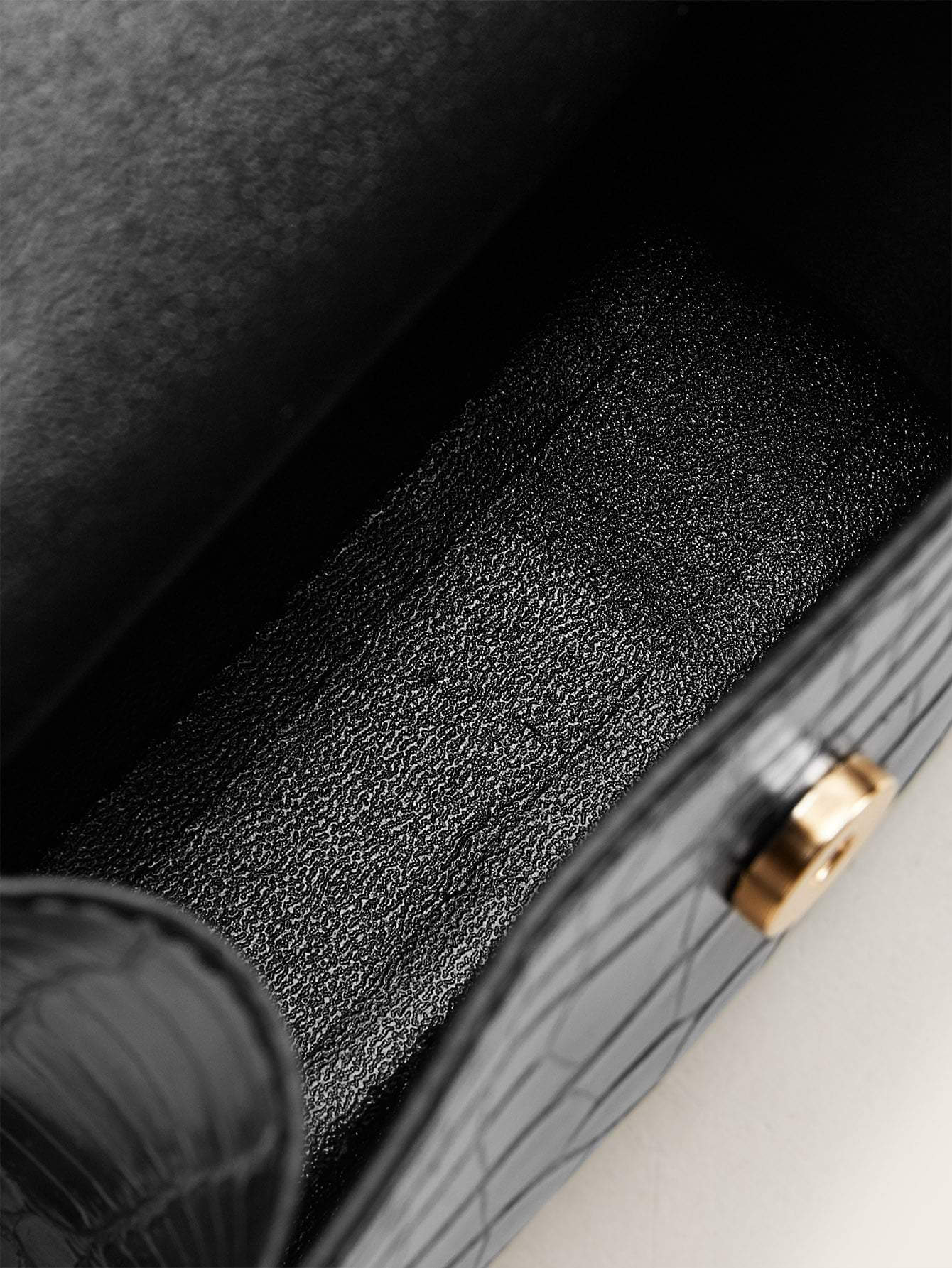 حقيبة كتف بنقشة جلد تمساح شنط وحقائب شنط