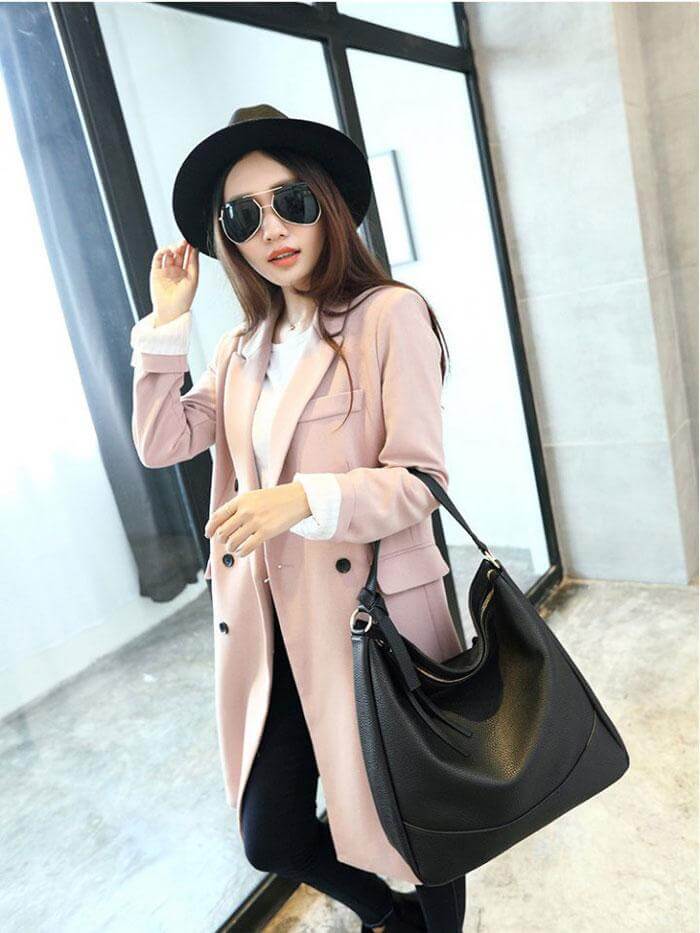 حقيبة كتف كبيرة شنط وحقائب متوفر 2 لون