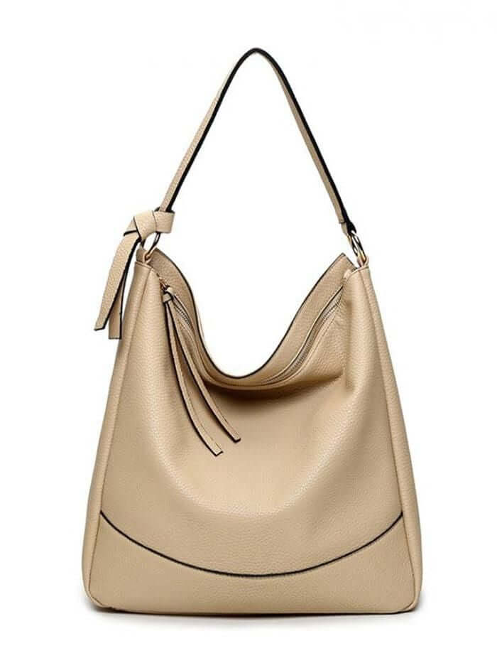 حقيبة كتف كبيرة شنط وحقائب متوفر 2 لون بيج