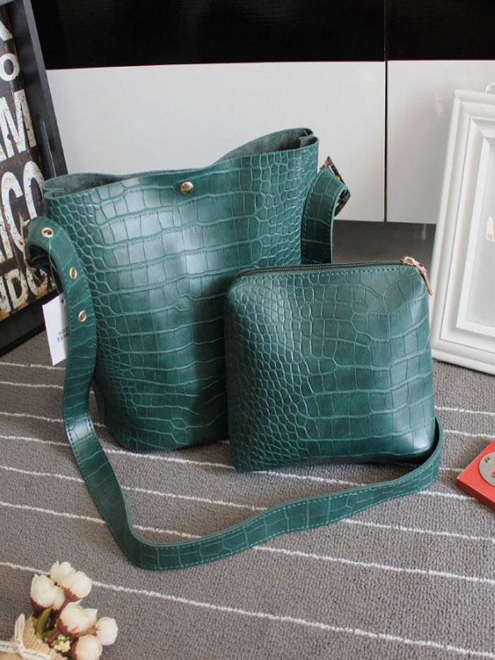 شنطة كبيرة بحزام طويلة شنط وحقائب متوفر 2 لون زيتي