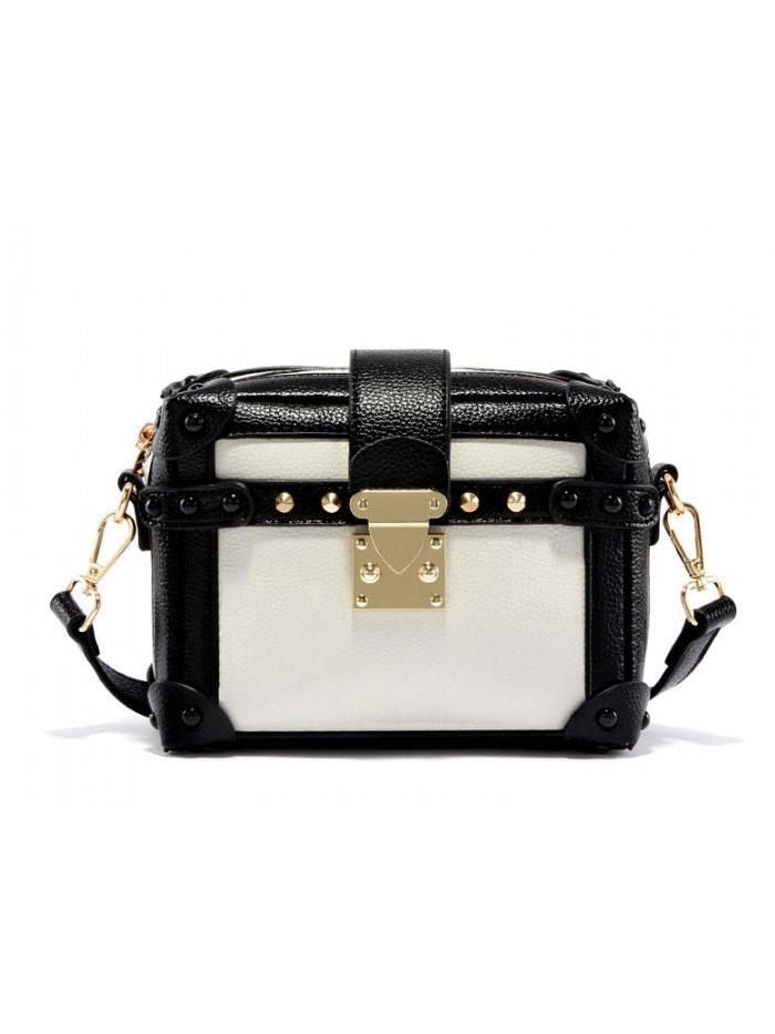 شنطة كتف اسود في ابيض شنط وحقائب متوفر 1 لون اسود ابيض