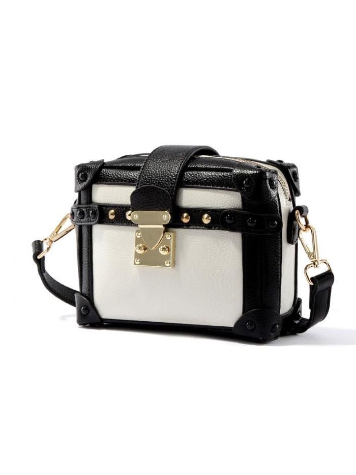 شنطة كتف اسود في ابيض شنط وحقائب متوفر 1 لون