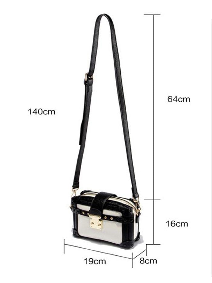 شنطة كتف اسود في ابيض شنط وحقائب متوفر 1 لون