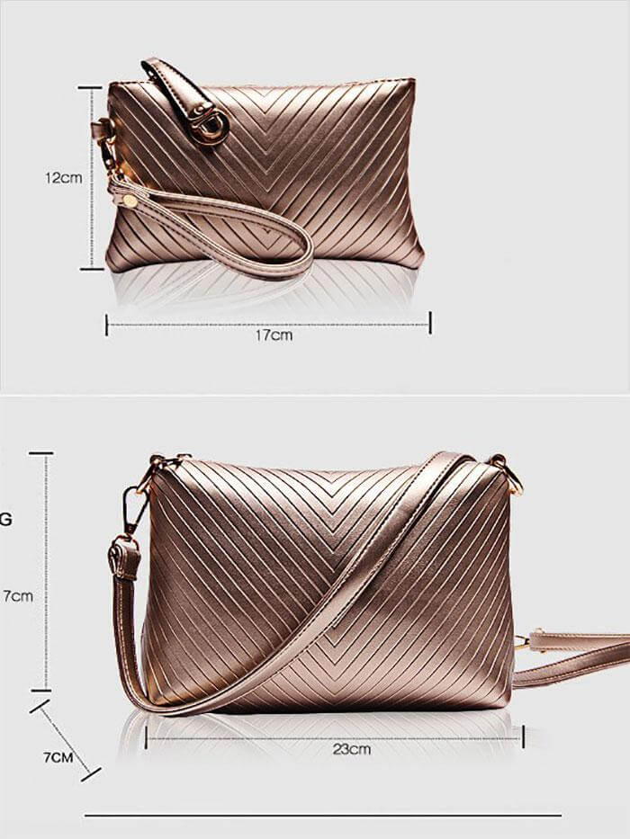 حقيبة كتف بمحفظة وحافظة شنط وحقائب متوفر 4 لون