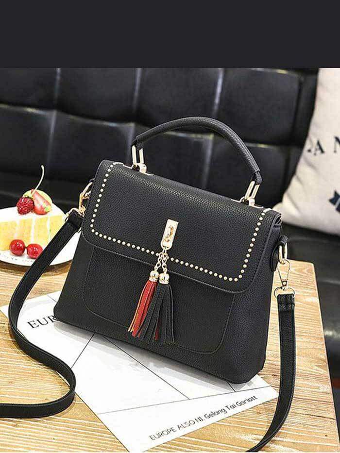 حقيبة يد خضراء شنط وحقائب متوفر 5 لون اسود