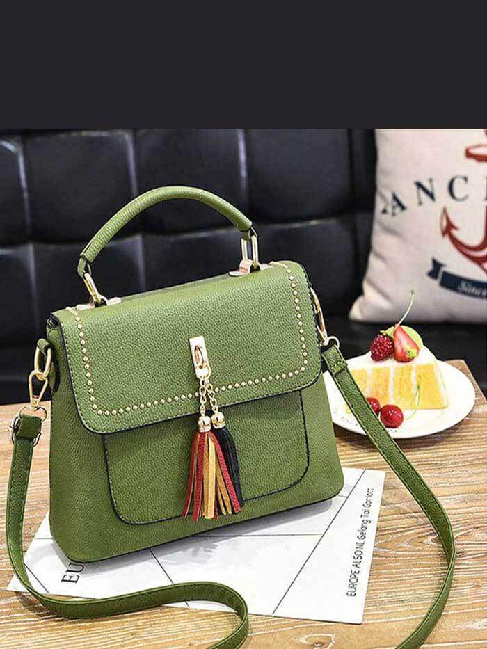 حقيبة يد خضراء شنط وحقائب متوفر 5 لون اخضر