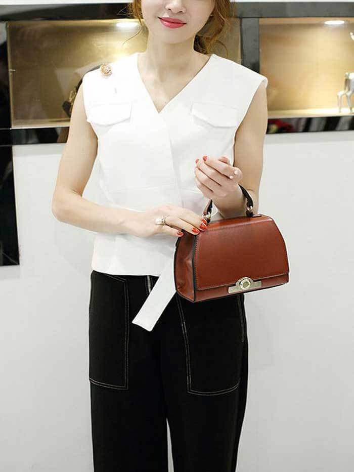 حقيبة يد سوداء شنط وحقائب متوفر 2 لون