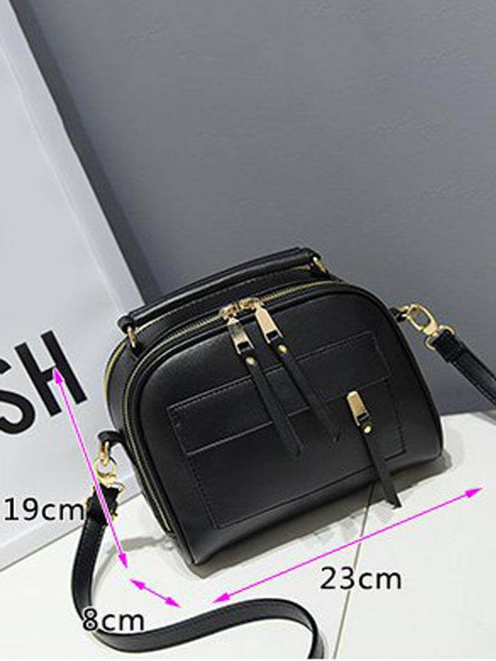 حقيبة كتف بيد طويلة شنط وحقائب متوفر 3 لون اسود
