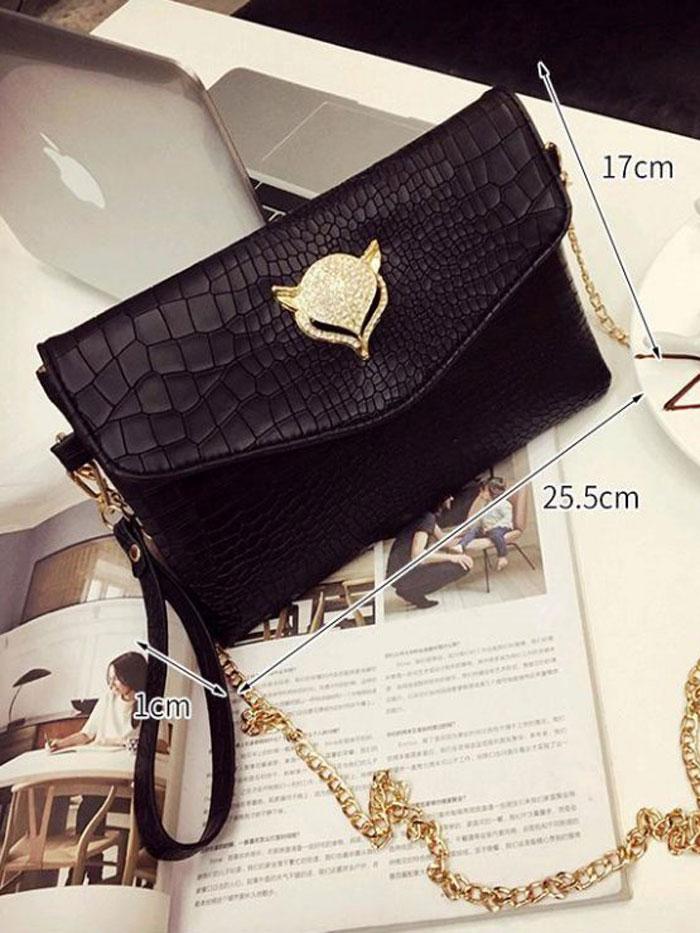 شنطه يد انيقه بحزام ذهبي شنط وحقائب متوفر 2 لون