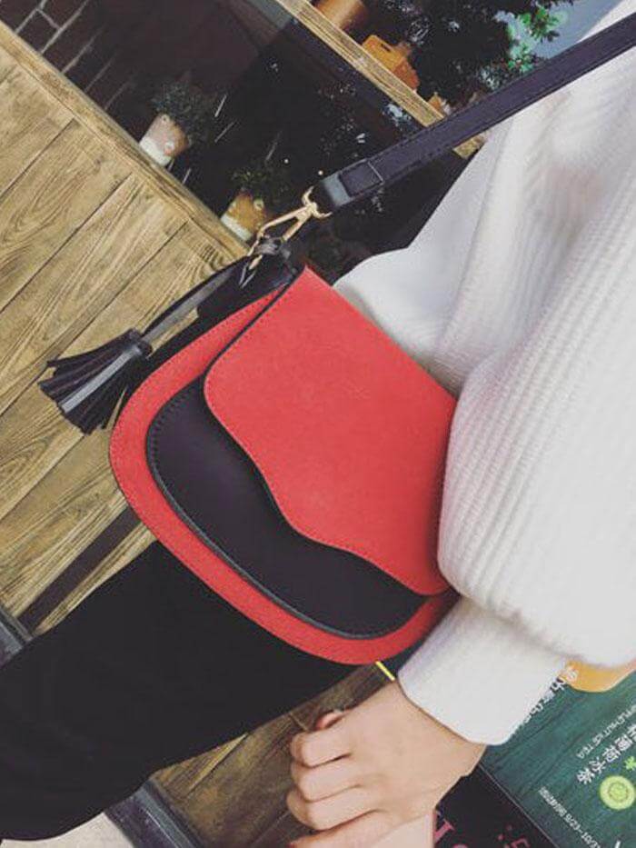 حقيبة كتف بيد منفصلة شنط وحقائب متوفر 1 لون احمر