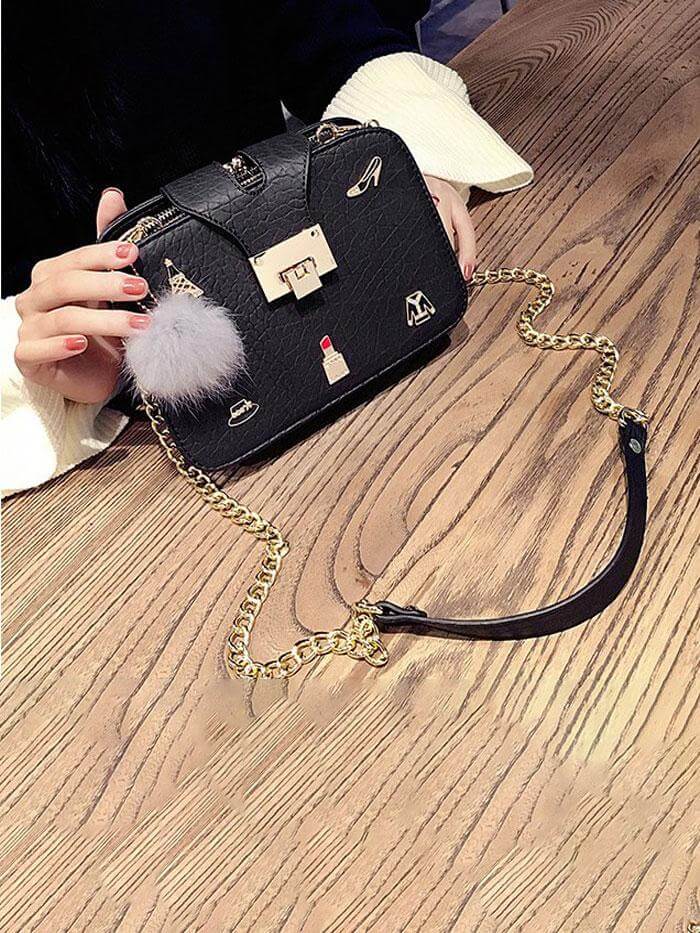 حقيبة يد متوسطة الحجم شنط وحقائب متوفر 2 لون