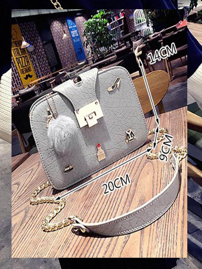 حقيبة يد متوسطة الحجم شنط وحقائب متوفر 2 لون