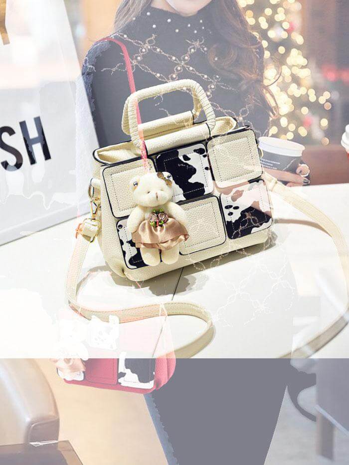 حقيبة يد مربعات شنط وحقائب متوفر 4 لون