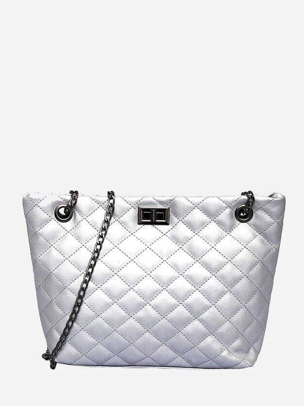 حقيبه سوداء انيقه شنط وحقائب متوفر 2 لون فضي