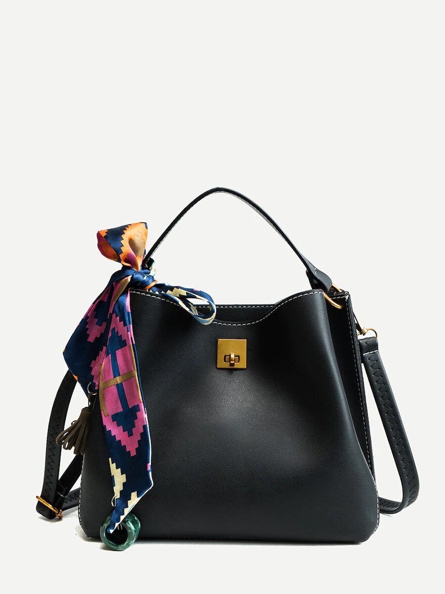 شنطه سوداء بربطه شنط وحقائب متوفر 5 لون