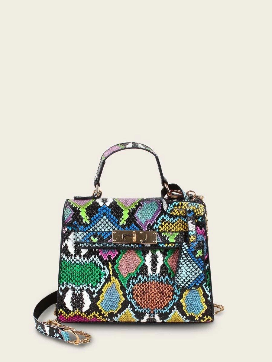 شنطة جلد تمساح ملون شنط وحقائب شنط ملون