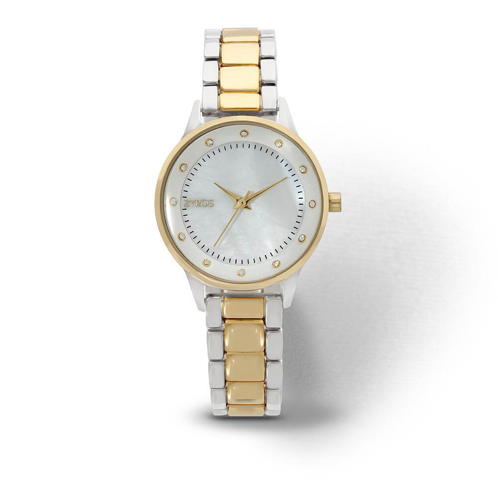 ساعة زايروس الذهبيه اطقم ساعات متوفر 3 لون ذهبي فضي