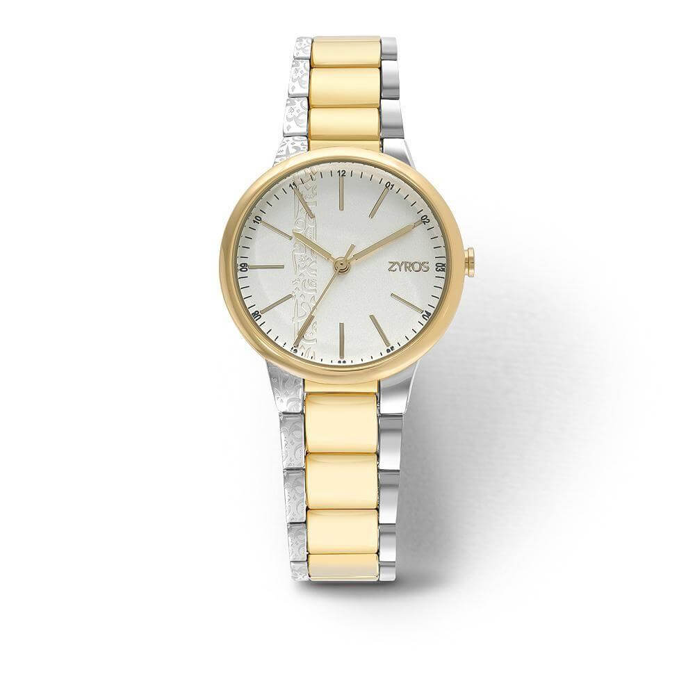 ساعه زايروس اطقم ساعات متوفر 4 لون ذهبي فضي