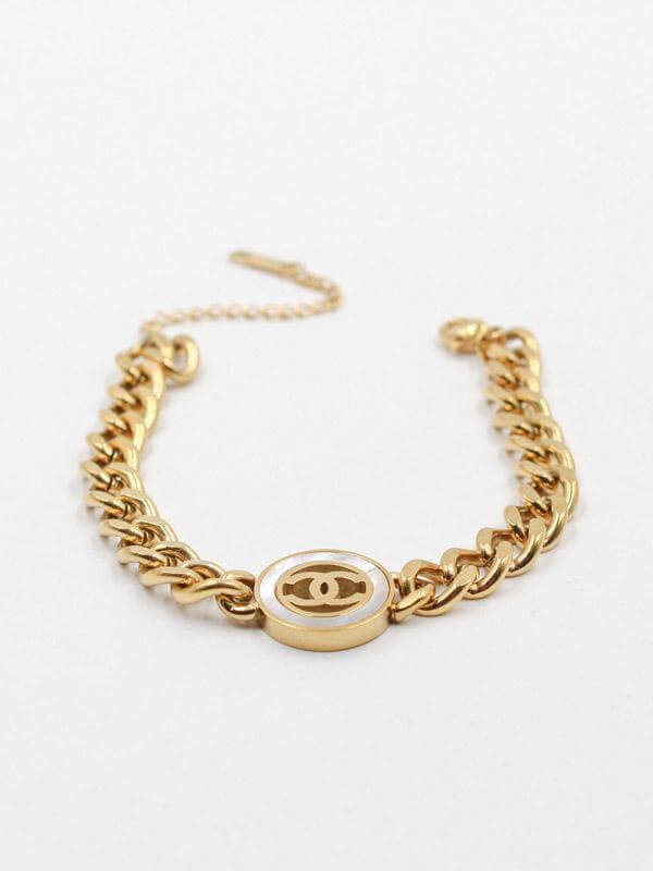 اسواره شانيل سيركل شيل اسواره chanel ذهبي