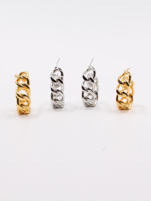 حلق جنزير ستنلس ستيل حلق متوفر 2 لون