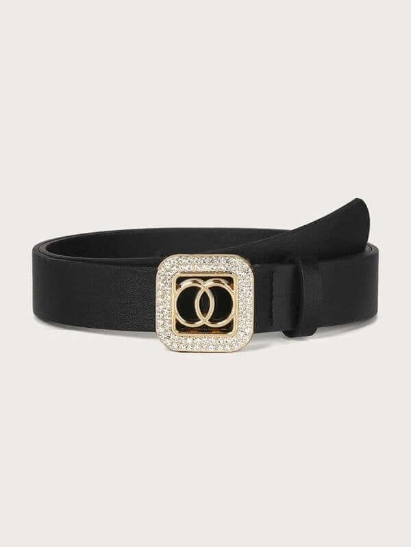 حزام جلد شانيل احزمة chanel