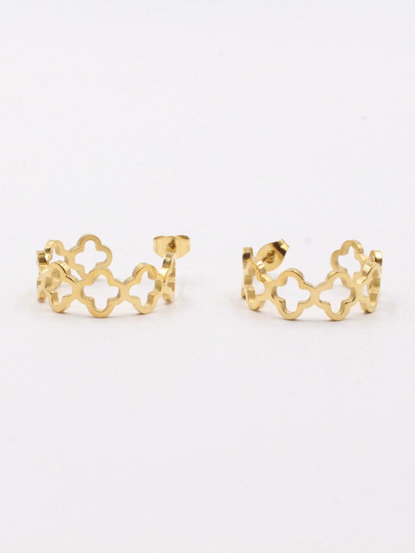 حلق فان كليف مدور ميتال حلق van cleef