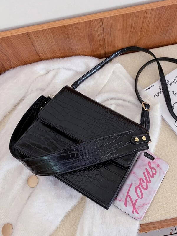 حقيبة كتف كبيره شنط وحقائب شنط اسود