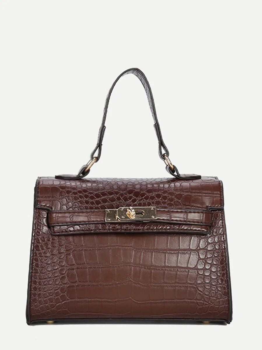 شنطه انيقه بجلد الثعبان شنط وحقائب شنط بني