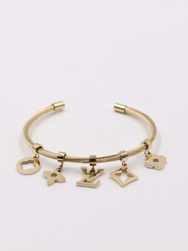 اسواره لويس فيتون اوبن ميتال اسواره louis vuitton ذهبي