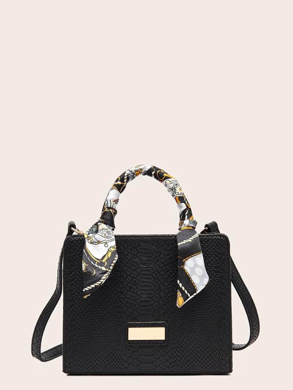 حقيبة كتف مطرزة شنط وحقائب شنط اسود