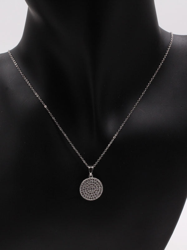 سلسال زركون فلات سيركل سلسال Jewel