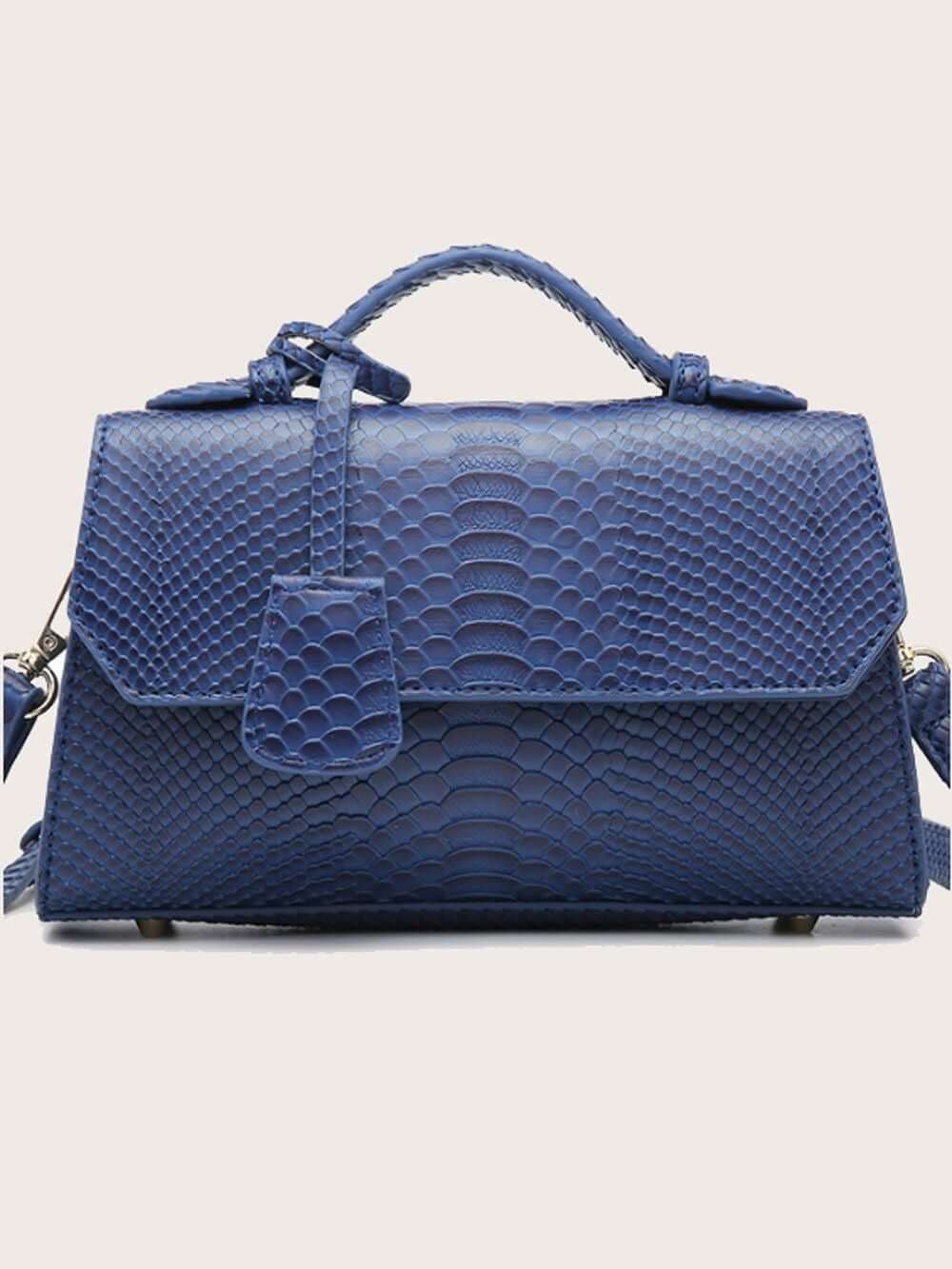 حقيبة كلاتش جلد ثعبان انيقة شنط وحقائب شنط ازرق