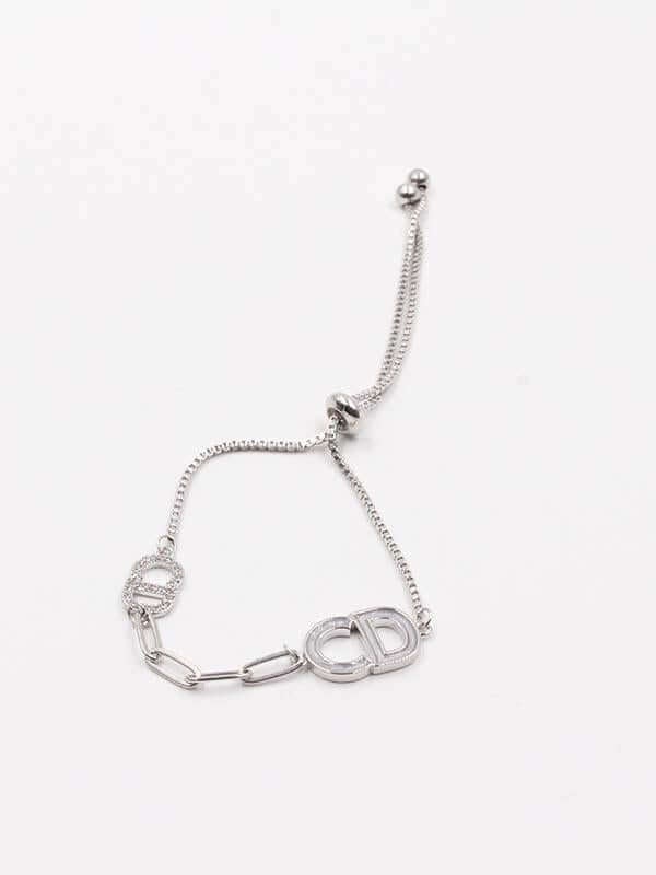 اسوارة سي دي ديور صدف اسواره dior فضي ابيض