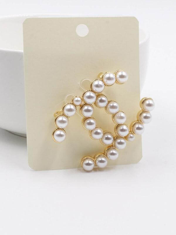 بروش شانيل لولو بروش chanel ذهبي