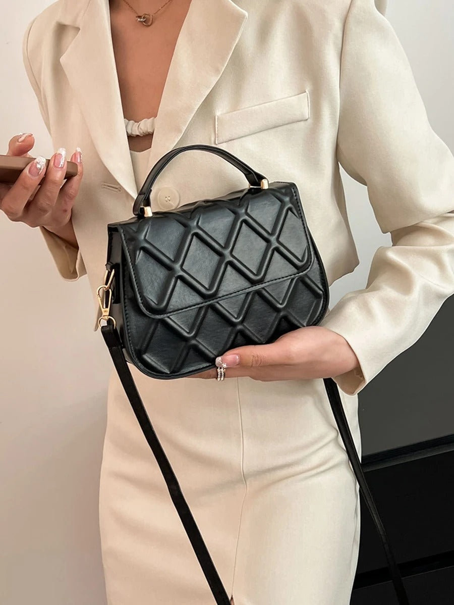 حقيبة مربعات مطرز اسود صغير شنط وحقائب شنط اسود