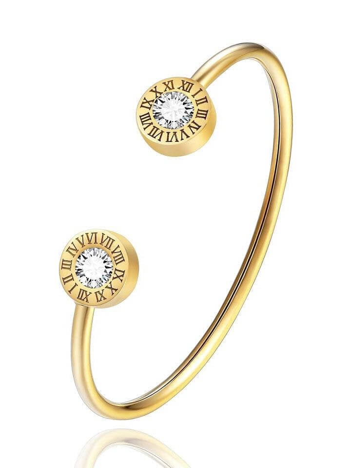 اسوارة بولقري زركون بانقل اسواره متوفر 2 لون ذهبي