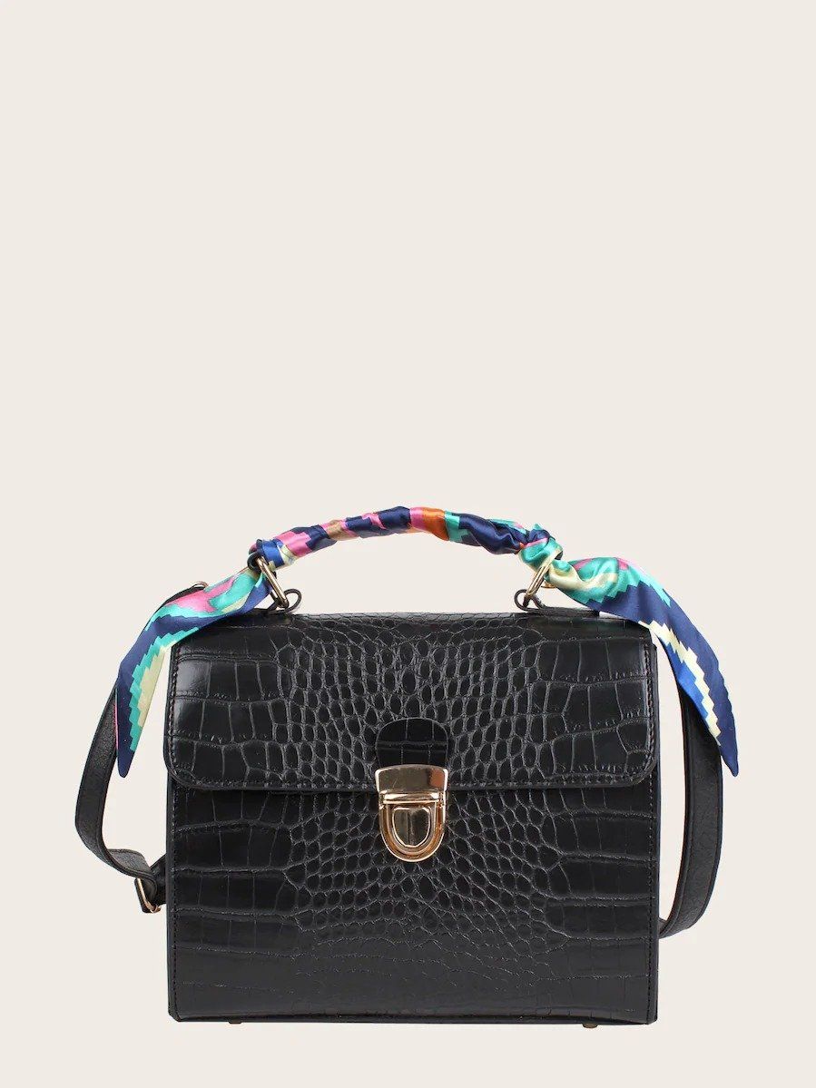 شنطه بنقشة جلد التمساح شنط وحقائب شنط