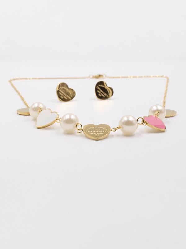 طقم تيفاني ملون لولو اطقم tiffany