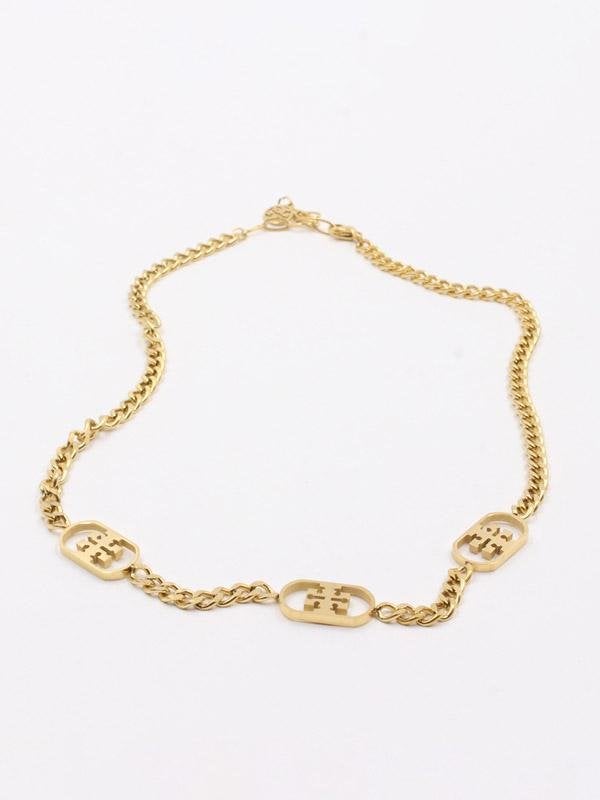 عقد تشوكر توري بورش سلسال tory burch ذهبي