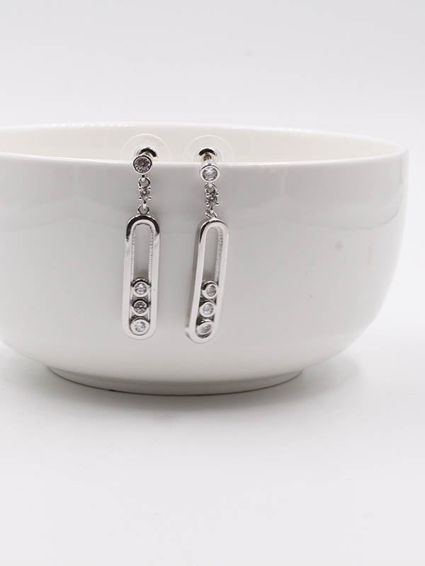 حلق ميسيكا ذهبي وفضي messika فضي