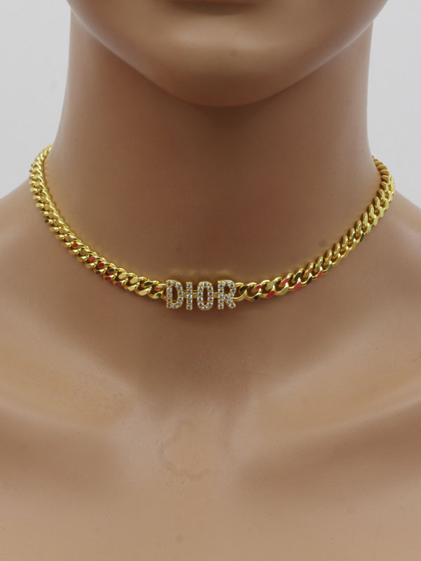 Dior zircon necklace - سلسال ديور زركون سلسال dior