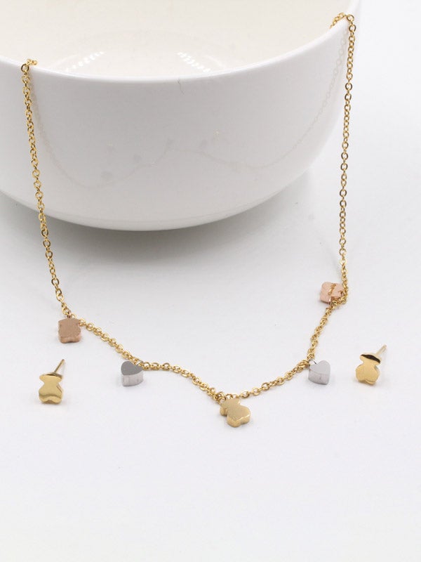 طقم توس تشوكر ناعم اطقم دبدوب ذهبي