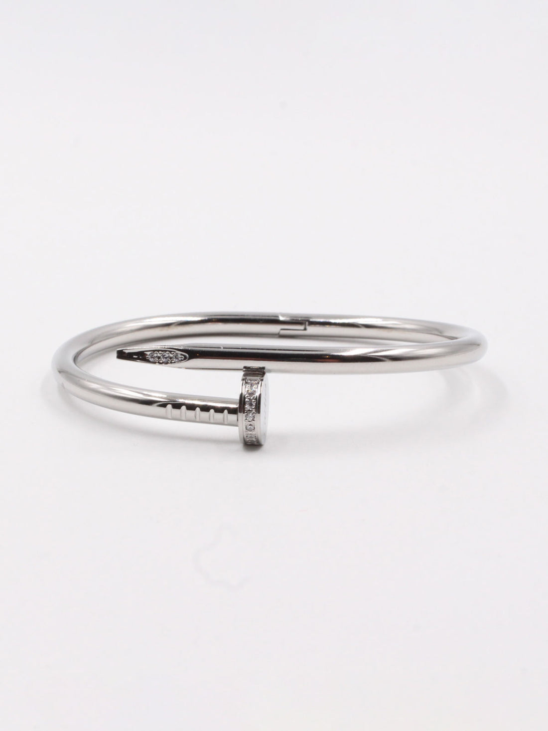 اساور كارتير مسمار زركون لوقو اسواره CARTIER فضي 14