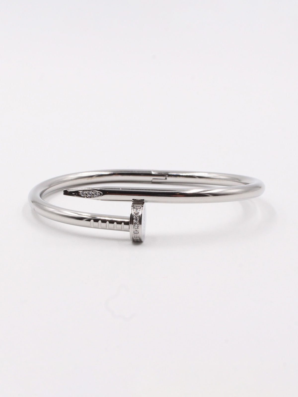 اساور كارتير مسمار زركون لوقو اسواره CARTIER فضي 14