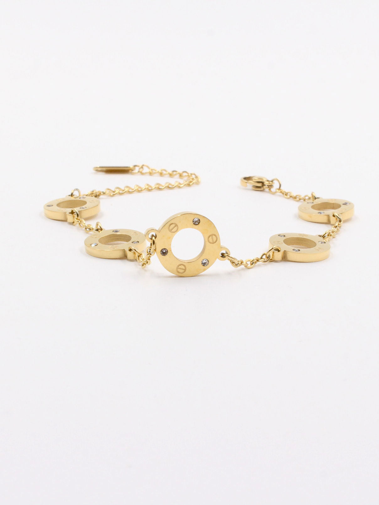 Cartier Circles Bracelet - أسوارة كارتير دوائر اسواره Jewel ذهبي