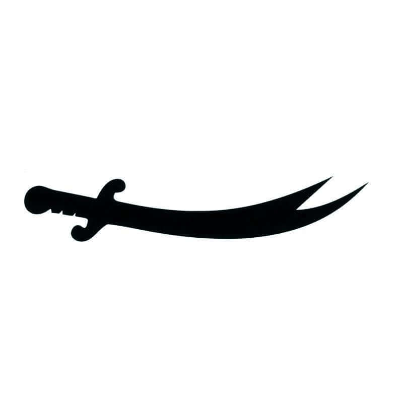 تاتو سيف اسود تاتوو متوفر 1 لون اسود