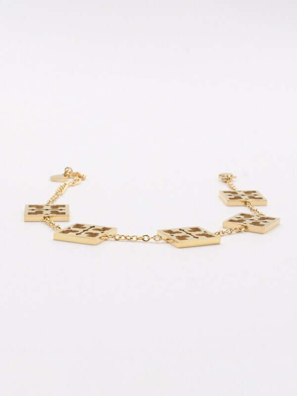 اسوارة توري بورش سكوير اسواره tory burch ذهبي