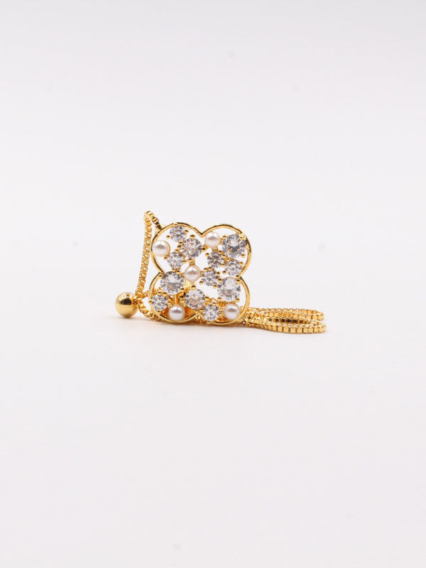 Van Cleef bracelet with pearls and zircon-اسوارة فان كليف لؤلؤ و زركون اسواره van cleef